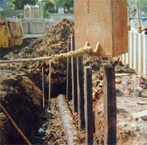 pile driving