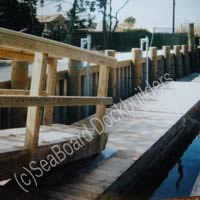 a floating dock