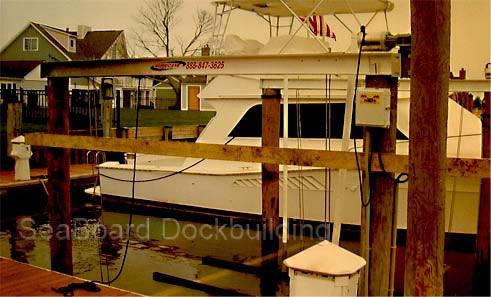 boat lift frame and unit